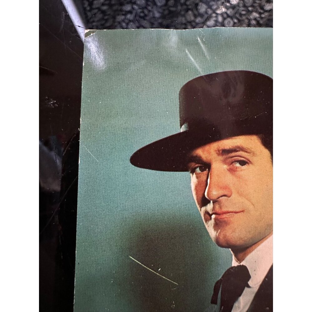 Vintage 1959 Hugh OBrian Fan Postcard Signed Photo With Wyatt Earp Bio Dexter Pr - Picture 8 of 13